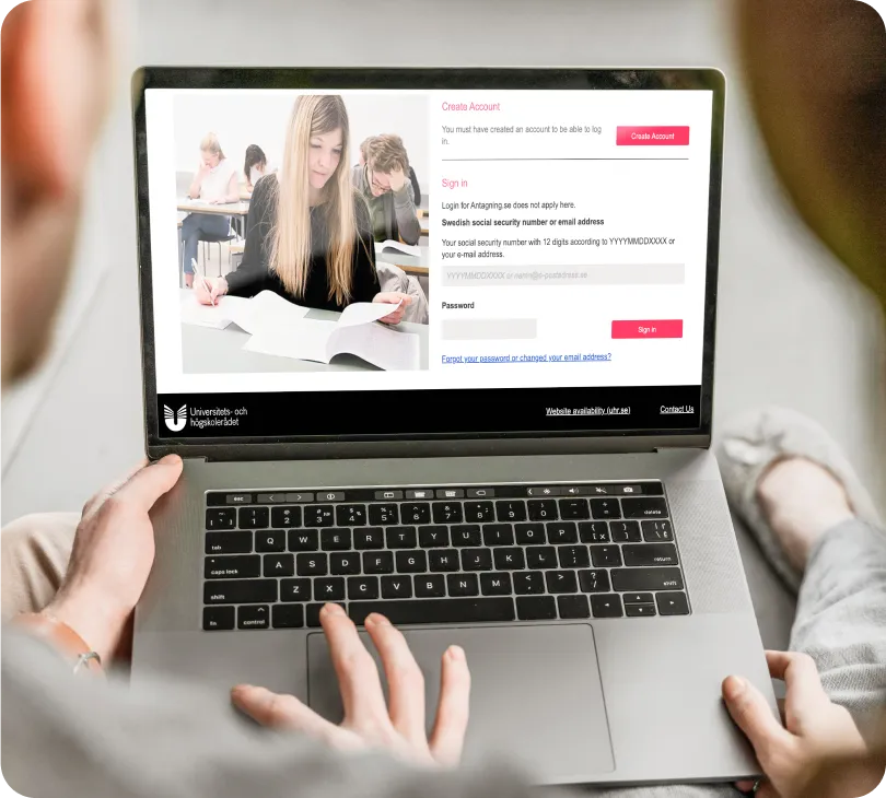 Anmälan till högskoleprovet image
